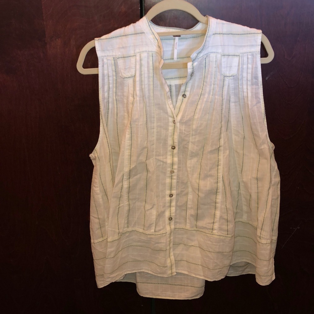 Beachy oversized tank